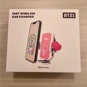 BT21 Fast Wireless Car Charger - Tata